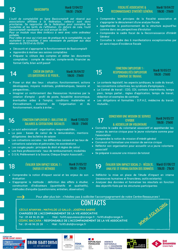 FOL93 Formations Acteurs Assos Janvier Juin 2022 envoi4 copie